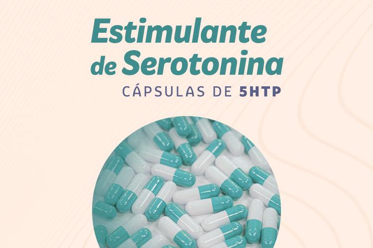 Fonte de serotonina: cápsulas de 5HTP (50mg)